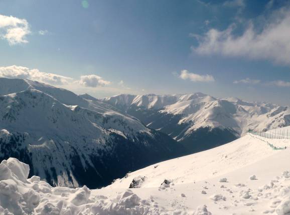 Herrlicher Blick auf die Hohe Tatra von der Bergstation