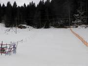 Anfängerpiste am Übungslift