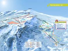 Pistenplan St. Jean Montclar