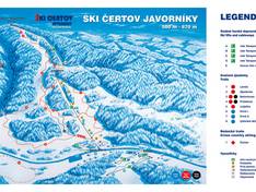 Pistenplan Čertov – Javorníky