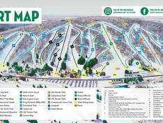 Pistenplan Peek'n Peak