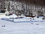Übungsgelände mit Förderband in Grand Hirafu