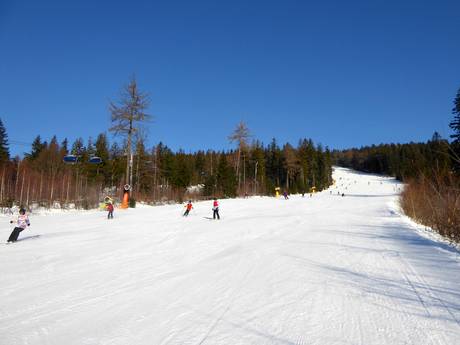 Černá hora - Pec: Größe der Skigebiete – Größe Černá hora – Janské Lázně