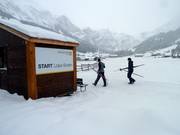 Start der Loipe Boden in Adelboden