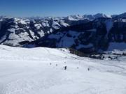 Schwarze Wiedersberg Abfahrt an der Hornbahn 2000