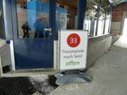 Information beim Einstieg zur Traumpiste