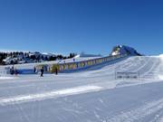 Förderband Cima Zoncolan an der Bergstation Monte Zoncolan