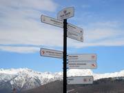 Zweisprachige Beschilderung