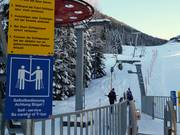 Plattensteig - Schlepplift mit T-Bügel/Anker