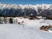 Skipisten an der Hannigalp