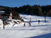 Leichte Piste am kurzen Tellerlift