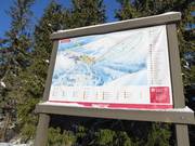 Pistenplan in Högfjellet