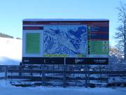 Pistenplan mit Informationen