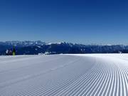 Perfekte Pistenpräparierung auf der Gerlitzen