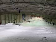 Blick von oben auf die Piste