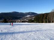 Leichte Piste am Schlepplift