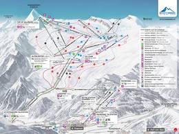 Pistenplan Kitzsteinhorn/Maiskogel – Kaprun