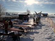 Ein Kiosk rundet das Angebot ab