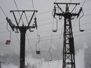 Alte Einersesselbahn im Skigebiet Kagura