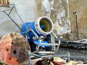 Das Skigebiet verfügt über eine Schneekanone