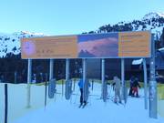 Informationen beim Einstieg