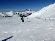 Übungslift Wildkogelscharte II an der Bergstation der Smaragdbahn (Bramberg)