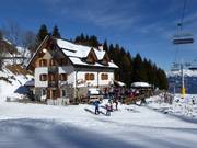 Baita Goles mitten im Skigebiet