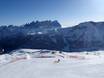 Val di Fassa (Fassatal): Testberichte von Skigebieten – Testbericht Passo San Pellegrino/Falcade