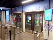 Zugang zu den Loipen in der Skihalle SNØ