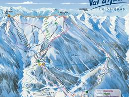 Pistenplan Le Seignus