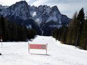 Start der schweren Piste Vulcano