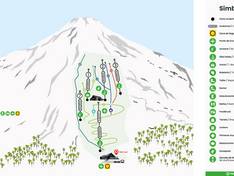 Pistenplan Pillán – Villarrica