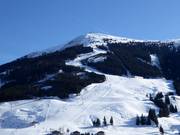 Blick auf die Westabfahrt