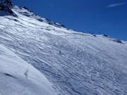 Tiefschneehänge in Furtschellas