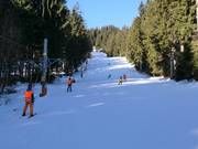 Leichte Piste am Tellerlift Lubák