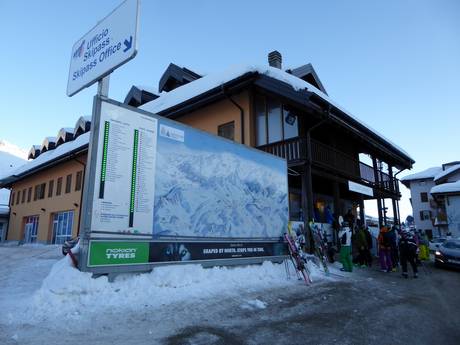 Ortler Alpen: Orientierung in Skigebieten – Orientierung Ponte di Legno/Tonale/Presena Gletscher/Temù (Pontedilegno-Tonale)