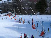 Beschneiung am Familienlift