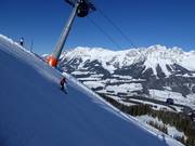 Schwere Piste nach Ellmau