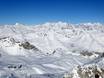 Trient: Größe der Skigebiete – Größe Ponte di Legno/Tonale/Presena Gletscher/Temù (Pontedilegno-Tonale)