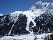 Blick auf die Abfahrten am Plattjen