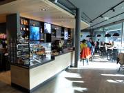 Volken Café an der Talstation in Fiesch