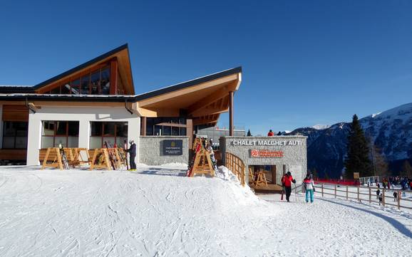Hütten, Bergrestaurants  Madonna di Campiglio/&#8203;Pinzolo/&#8203;Val Rendena – Bergrestaurants, Hütten Madonna di Campiglio/Pinzolo/Folgàrida/Marilleva