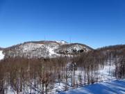 Blick vom Mont Spruce zum Mont Brome