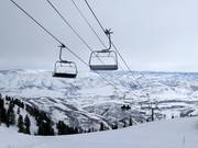 John Paul Express - 4er Hochgeschwindigkeits-Sesselbahn (kuppelbar)