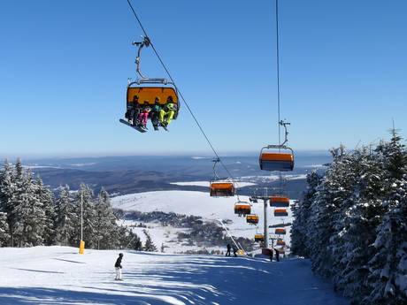Aussiger Region (Ústecký kraj): beste Skilifte – Lifte/Seilbahnen Keilberg (Klínovec)