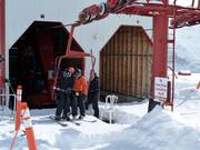 Beim Einsteigen wird den Gästen immer geholfen