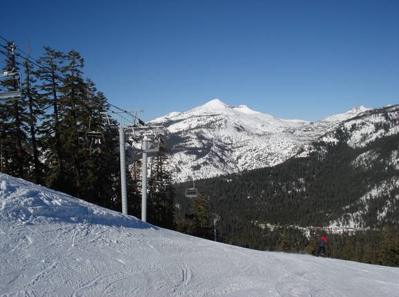 Blick vom Skigebiet Sierra at Tahoe