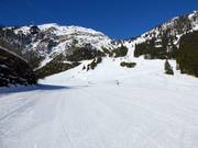 Leichte und breite Piste an der Oberen Karbahn I