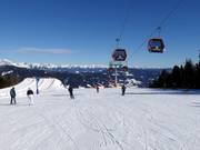 Leichte Piste 2 an der 10er-Gondelbahn Kreischberg