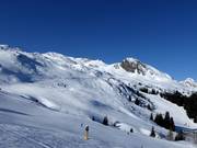 Pisten bei der Sesselbahn Saxner